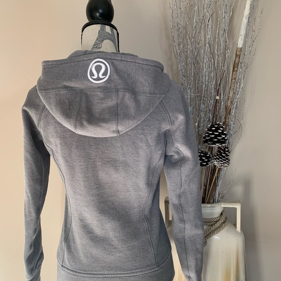 Grey Lululemon Zip Up Sweatshirt - Picture 2 of 5